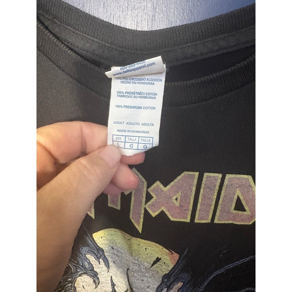 Iron Maiden Legacy of the Beast World Tour 2018-19 T-Shirt Mens Large Black - Picture 4 of 6